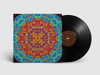 "The She Creature" vinyl mockup