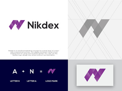 Nikdex - Letter N Branding Logo Design Template