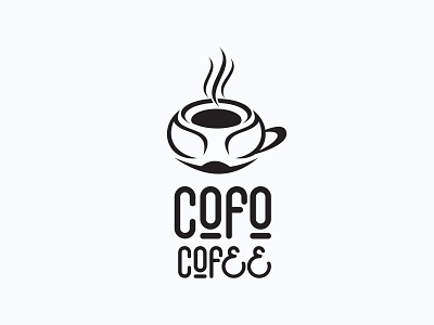 Cofee logo design background beverage branding business cafe cofee coffee concept creative cup design drink food geometric illustration logo marketing morning restaurant shop