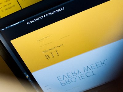 Working on Version 2 concept design minimalistic modern ui web