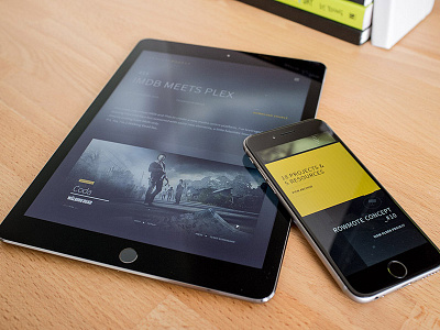 Down to Smaller Displays concept design mobile modern responsive tablet ui web