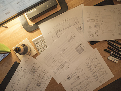 Sketch Session Last Week app design drawing mockup sketch tablet ui ux