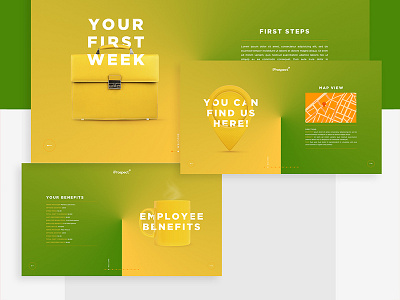Offer Letter angle gradient green letter minimal offer ui ux web yellow