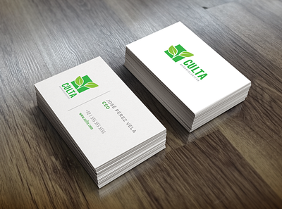 Culta Agrobiológicos - Branding agriculture branding bussines card fertilizer green identity leaf logo