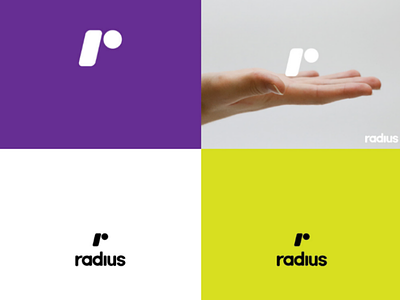 lettermark r (radius) proposal logo