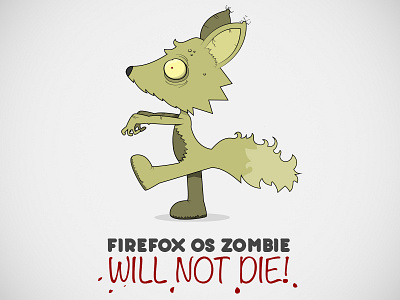 Firefox OS Zombie firefox firefoxos fox mozilla zombie