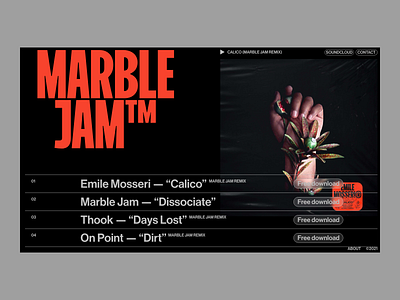 Marble Jam — Layout