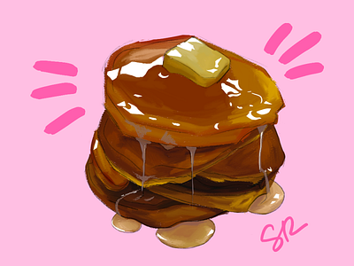 pancake 🥞 art illustration