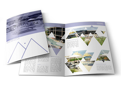 Brochure Design abstract architecture bi fold branding brochure modern print