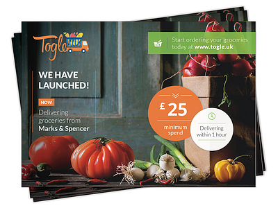 M&S Groceries Delivery Service Flyer