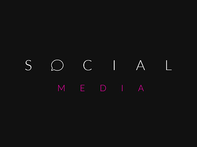 What is your favourite Social Media platform to use? branding creative design icon logo negative space social media speech icon