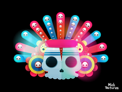 Can you give me my skull? adobe illustrator celebration color cute art design happy illustration logo magic mexico photoshop vector