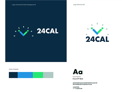 24 CAL Logo branding logo logo concept logodesign logos