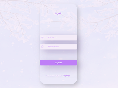 Mobile LogIn Page Different Design thinking