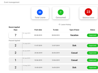 leave management