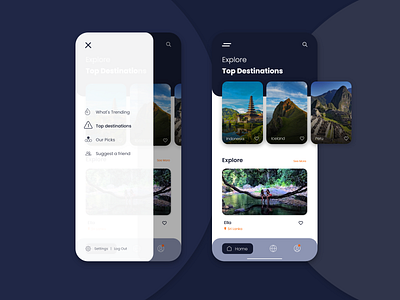 Travel Guide App | Daily UI