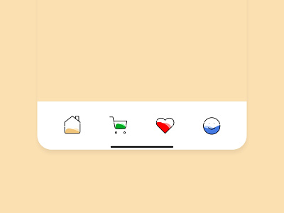Navigation Bar Icons design dual tone icons flat illustration interface minimal navigation splash ui