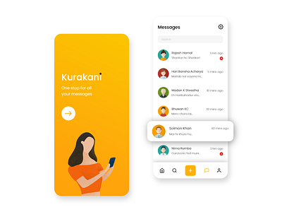 Messaging App UI Concept