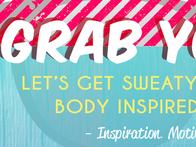 Body Inspired Fitness Website & Email Banner Design email design website design