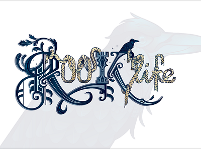 Rooklife Lettering graphic design illustration typogaphy