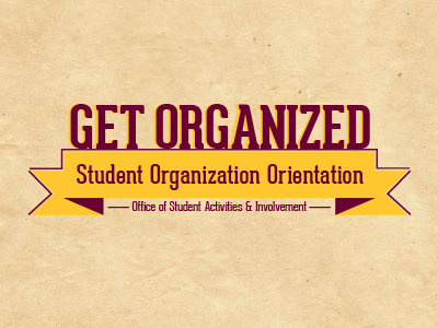 CMU's Student Organization Orientation Logo banner cmu design illustrator logo organization sai