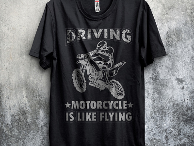 Motorcycle T-Shirts Bundle​​​​​​​ With Free Mockup