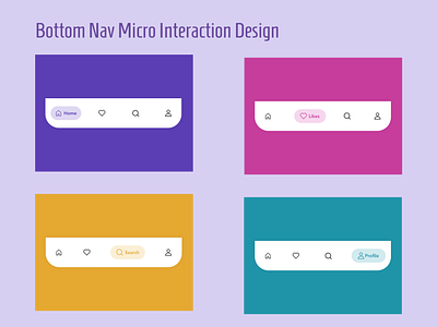 bottomnav design figma interaction design microinteraction navigation ui user experience ux