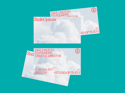 Optimist Sketch 3 branding business card doodle graphic design studio