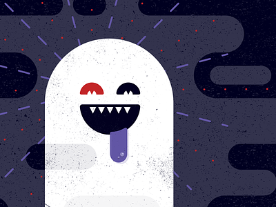 spooky spooky ghost ghost illustration peak sneak