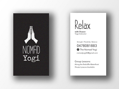 Business Card for Yoga Studio