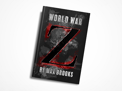 Zombie Book Cover Redesign book book mockup cover art cover design design fantasy graphic design illustration mockup redesign typography world war z zombies