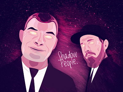 Shadow People Album Cover album hiphop illustration shadow people
