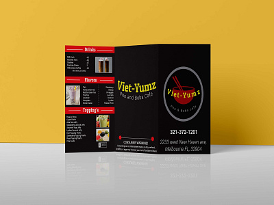 Brochure and Menu Card black brochure design brochure layout menu menu card menu design red restaurant menu tr fold