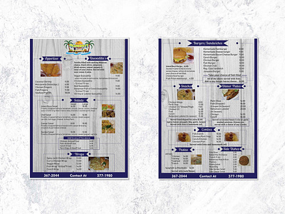 Restaurant Menu