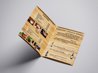 Cafe menu banner ad beverages brochure cafe cafeteria flyer graphic design menu menu card menu design wooden