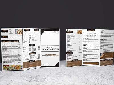 Menu Brochure