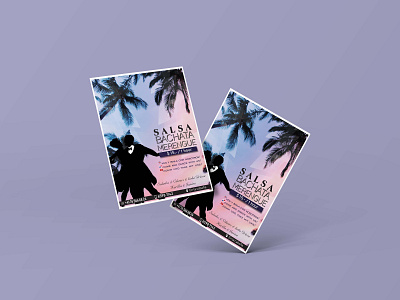 Salsa Party Flyer banner dance flyer dance music event flyer event poster flyer design graphic design palm tree party event party flyer party invitation party poster professional salsa