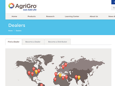 AgriGro Design Secondary Page