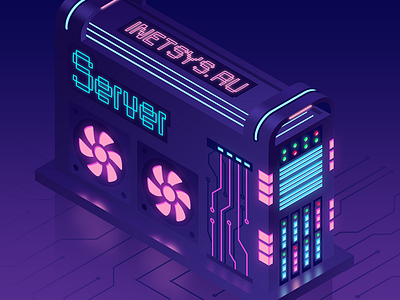 Isometric illustration for the landing page