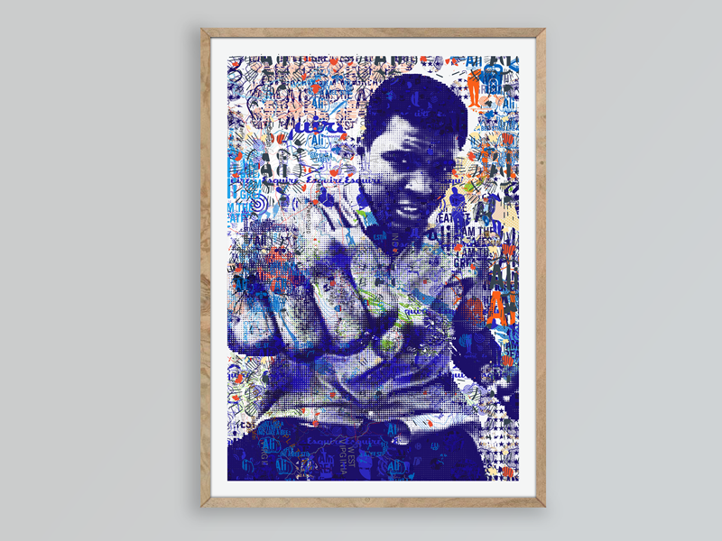 Muhammad Ali tech politics boxer map popculture define ali portraits legends exhibition icons muhammad