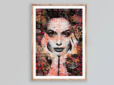 Angelina Jolie actress angelinajolie art define icons innovators jolie limitededition politics popculture portraits typography