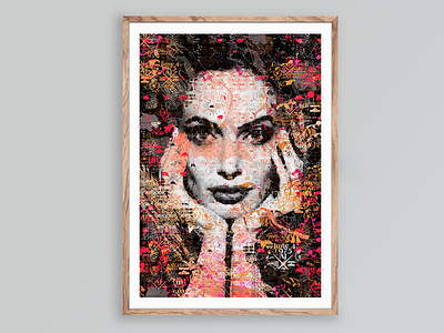 Angelina Jolie actress angelinajolie art define icons innovators jolie limitededition politics popculture portraits typography