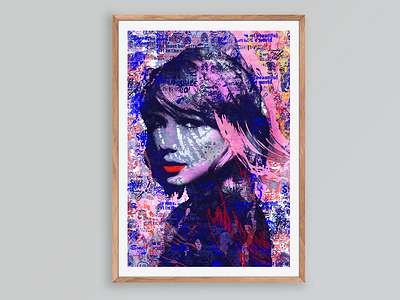 Taylor Swift exhibition icons illustration innovators map popculture portraits singer songwriter taylorswift