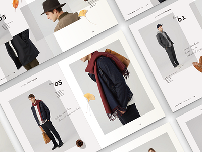 Autumn Catalogue catalogue creative lead design fashion mens fashion typography