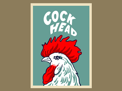 Cockhead Matches branding design graphic design illustration illustrator print retro typography vector