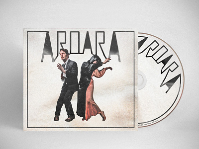 AroarA - In The Pines EP album cover album design aroara cd in the pines typography