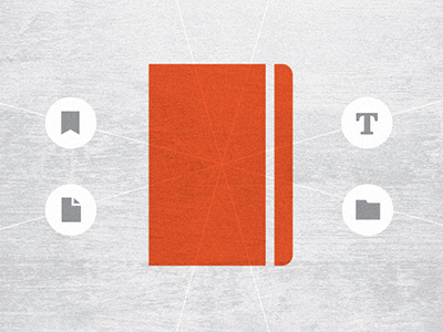 Programmer's Notebook icons moleskine notebook orange woodgrain