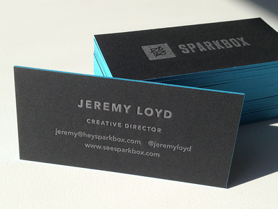 Sparkbox Business Cards