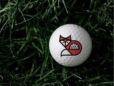 TourFit Branding branding fox golf logo orange