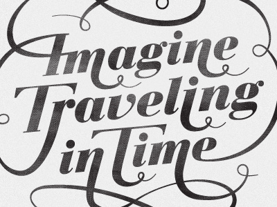 Imagine some curly cues black bodoni frilly script texture